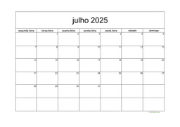 calendário 2025 05