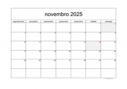 calendário 2025 05