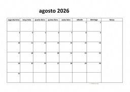 calendário 2026 08