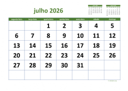 calendário 2026 03