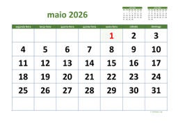 calendário 2026 03