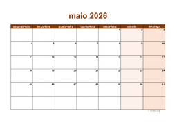 calendário 2026 06