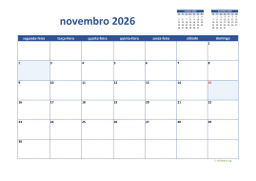 calendário 2026 02