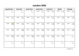 calendário 2026 01