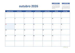 calendário 2026 02