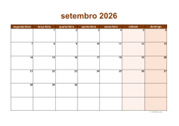 calendário 2026 06