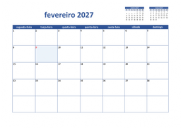 calendário 2027 02