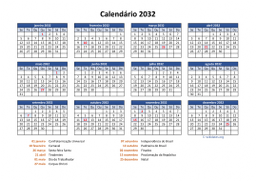 calendário anual 2032 04