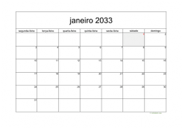 calendário mensal 2033 05