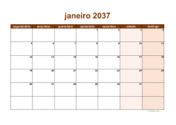 calendário mensal 2037 06