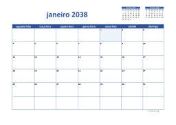 calendário mensal 2038 02