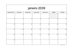 calendário mensal 2039 05