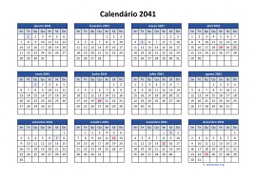 calendário anual 2041 03