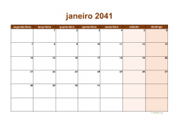 calendário mensal 2041 06