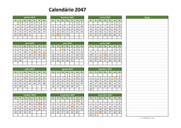 calendário anual 2047 01