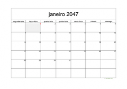 calendário mensal 2047 05