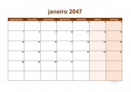 calendário mensal 2047 06