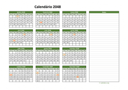 calendário anual 2048 01