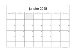 calendário mensal 2048 05