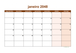 calendário mensal 2048 06