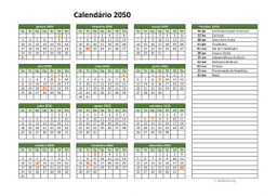 calendário anual 2050 02