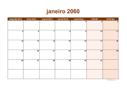 calendário mensal 2060 06