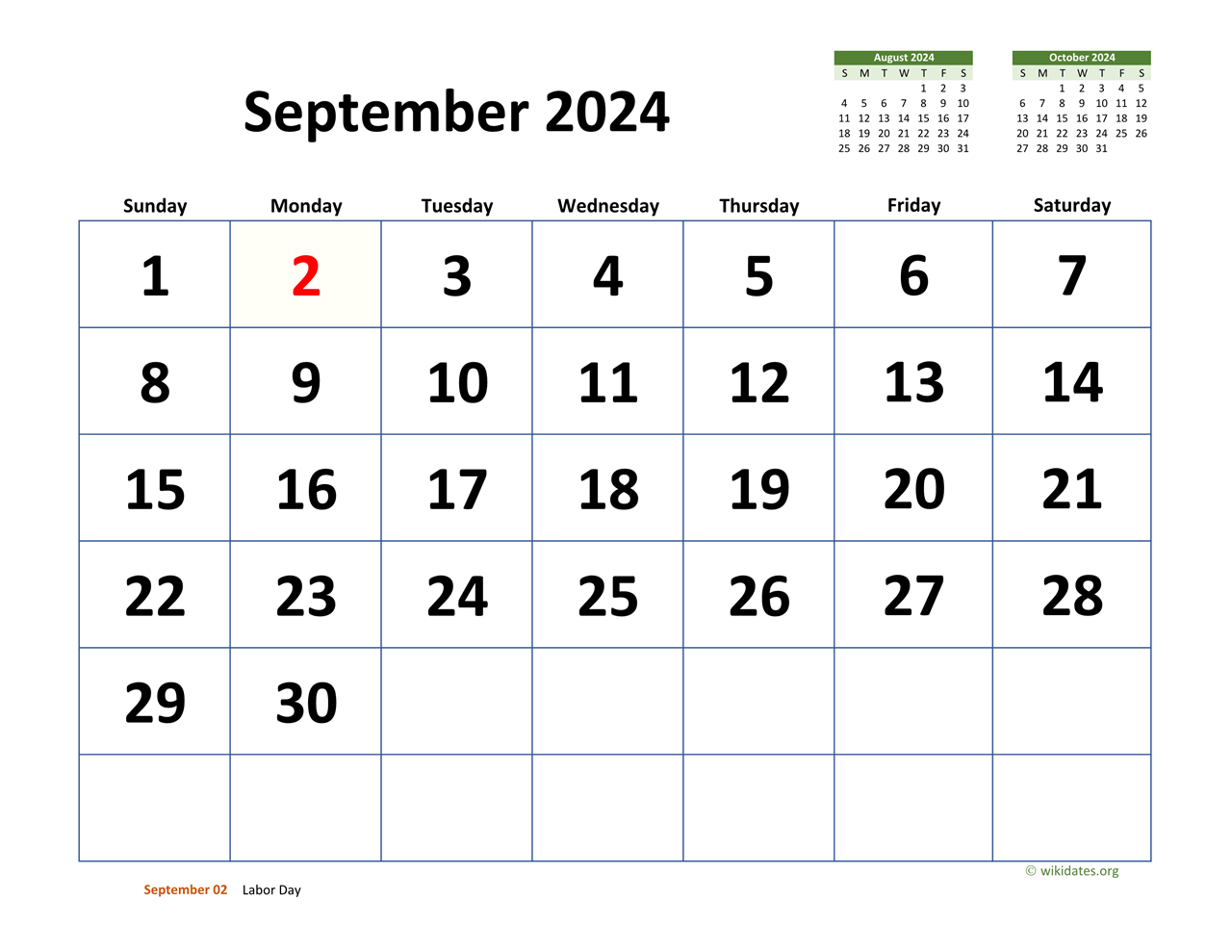 September 2025 Calendar Printable Wiki Images References Margaret L 