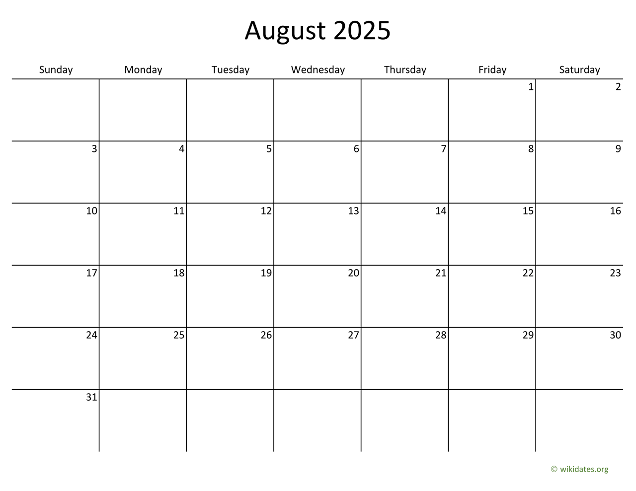 2025 August Calendar Festival Date Today Nelly Delcina