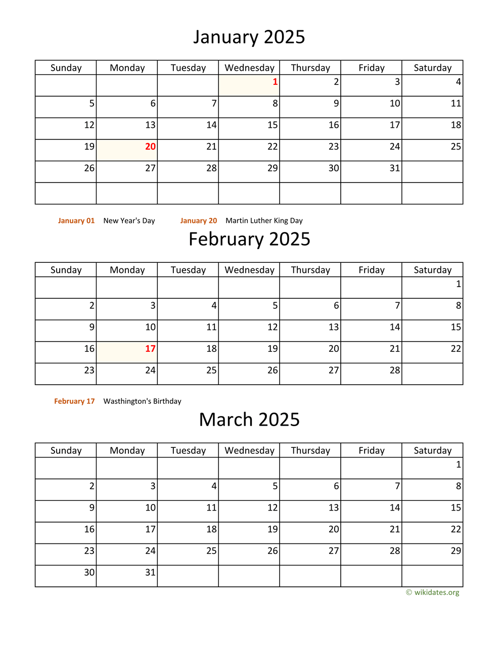 Vertical Monthly Calendar Printable 2025 Pdf Ailina Kirbie