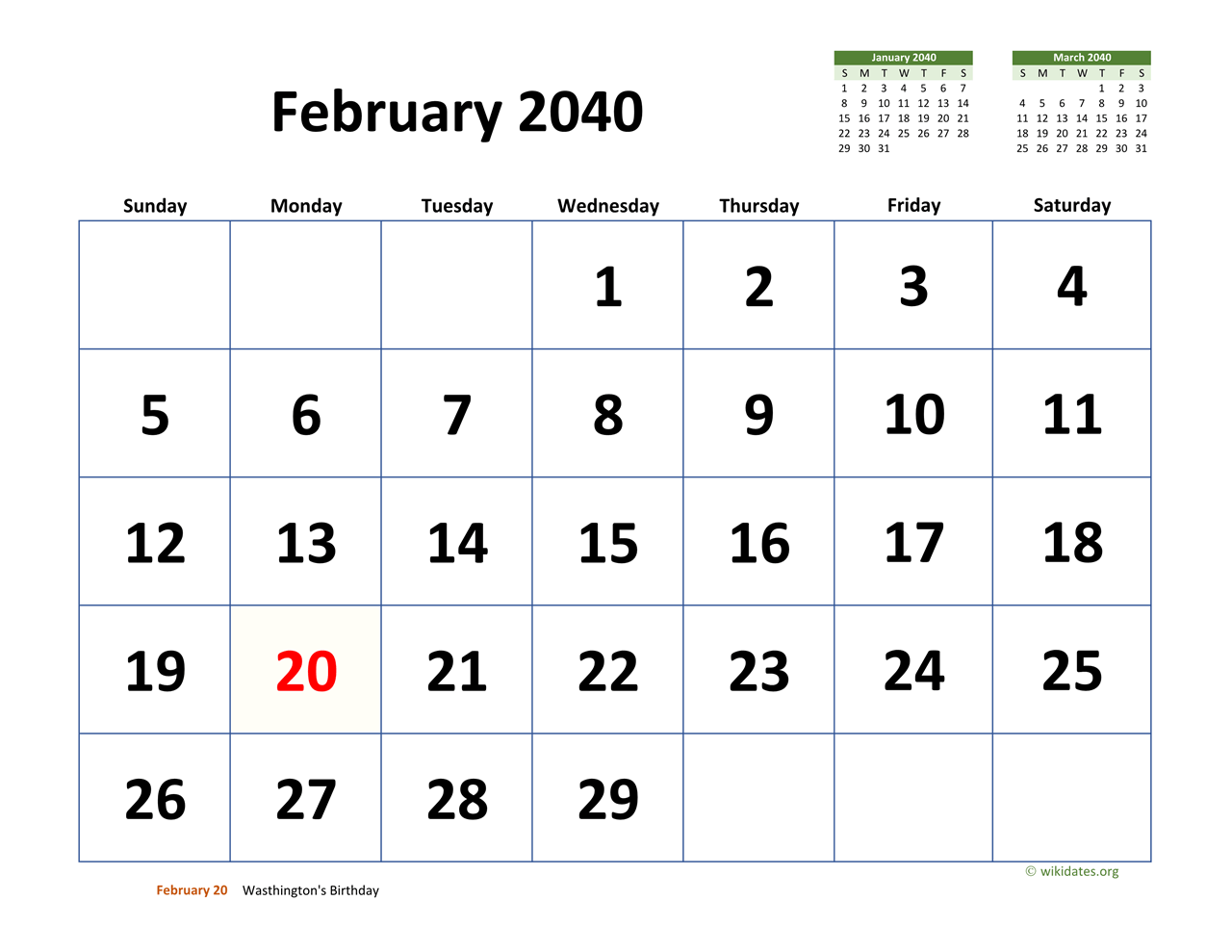 Fabruary 2024 Calendar Printable 2024 CALENDAR PRINTABLE