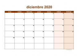 calendario diciembre 2020 06