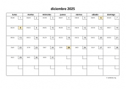 calendario diciembre 2025 01