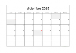 calendario diciembre 2025 05