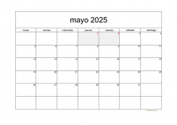 calendario mayo 2025 05