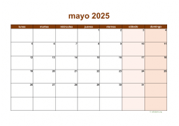 calendario mayo 2025 06