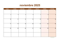 calendario noviembre 2025 06