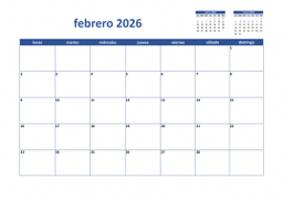 calendario febrero 2026 02