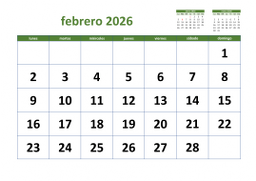 calendario febrero 2026 03