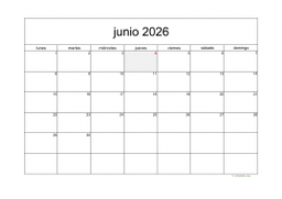 calendario junio 2026 05