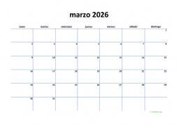 calendario marzo 2026 04