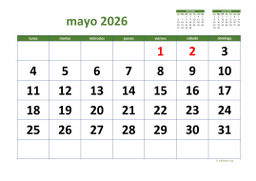 calendario mayo 2026 03