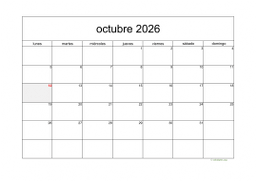 calendario octubre 2026 05