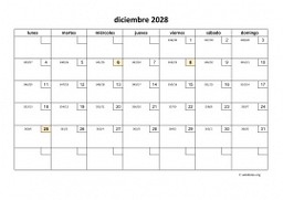 calendario diciembre 2028 01