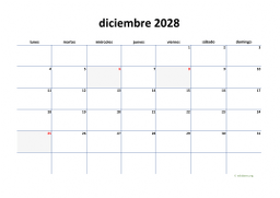 calendario diciembre 2028 04