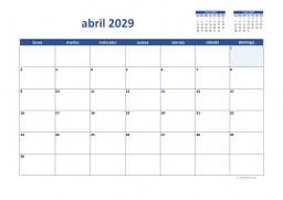 calendario abril 2029 02