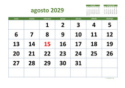 calendario agosto 2029 03