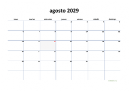 calendario agosto 2029 04