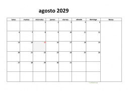 calendario agosto 2029 08