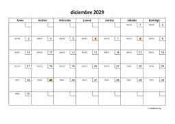 calendario diciembre 2029 01