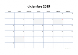 calendario diciembre 2029 04